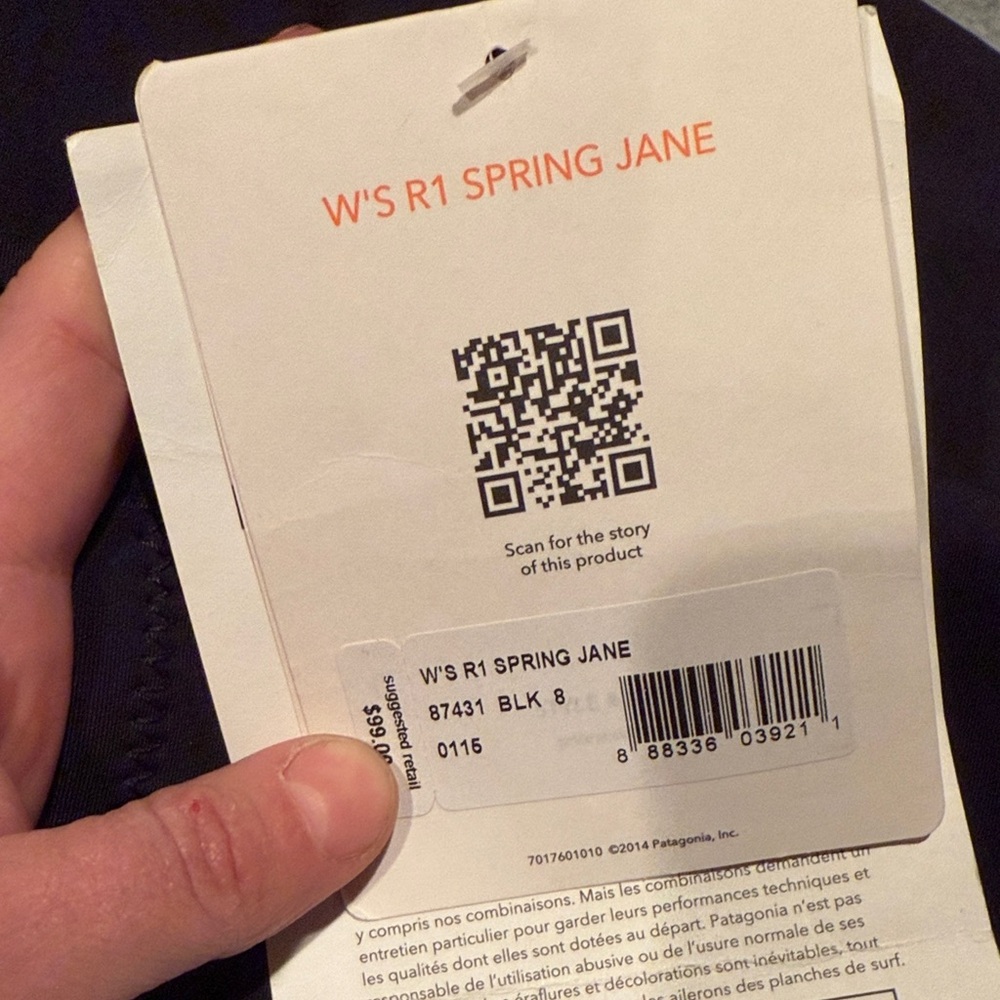Patagonia R1 Spring Jane Black Shorty Wetsuit Size 8 Women’s - Picture 2 of 9